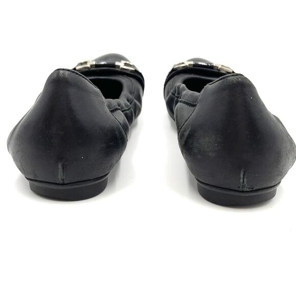 AGL black leather flats size 38.5 Made in Italy - Picture 4 of 8